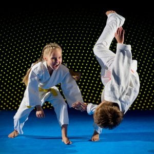 Martial Arts Lessons for Kids in Staten Island NY - Judo Toss Kids Girl